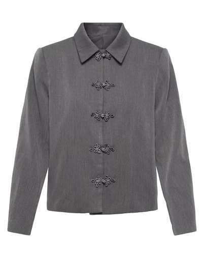 Fransa - FRKamara Blazer 1 - Charcoal Gray Melange